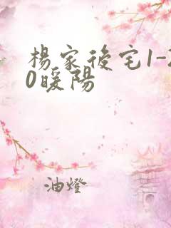 杨家后宅1-20暖阳