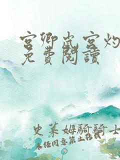 宫卿岚宫灼小说免费阅读