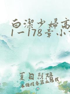 白洁少妇高义第1一178章小说