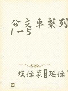 公交车系列合集1一5