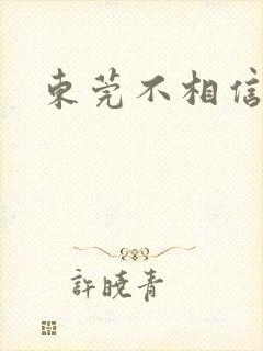 东莞不相信眼泪