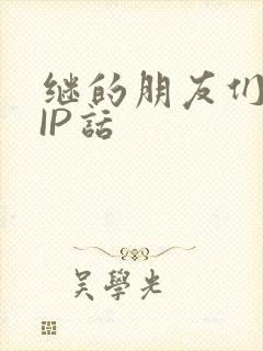 继的朋友们SVIP话