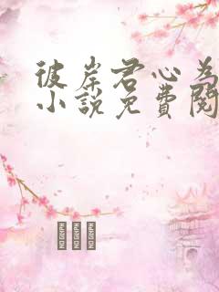 彼岸君心为我倾小说免费阅读