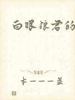 白眼狼君的小说