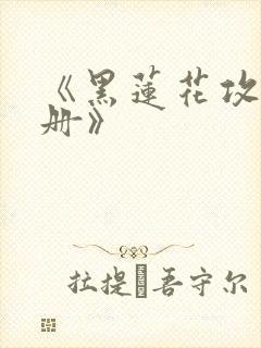 《黑莲花攻略手册》
