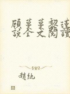 顾蔓蔓黎瑾泽小说全文阅读