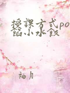 授课方式po肉馅小水饺