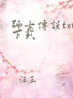师士传说txt下载