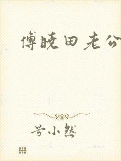 傅晓田老公是谁