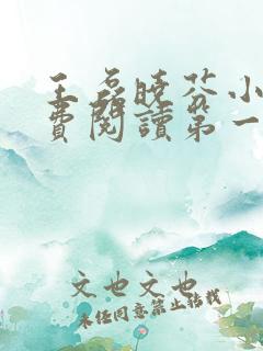 王磊晓芬小说免费阅读第一章