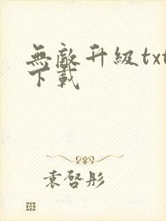 无敌升级txt下载