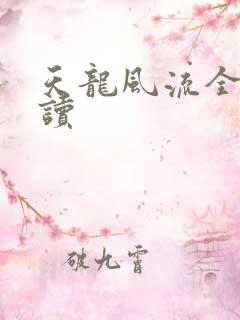 天龙风流全文阅读
