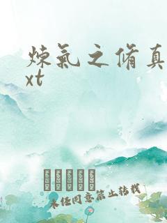 炼气之修真者txt