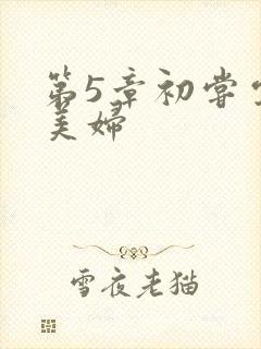 第5章初尝云雨美妇
