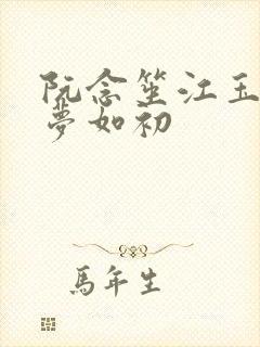 阮念笙江玉楼回梦如初