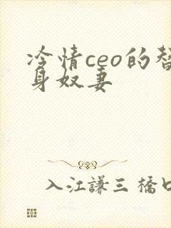 冷情ceo的替身奴妻