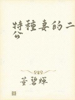 特种妻的二手老公