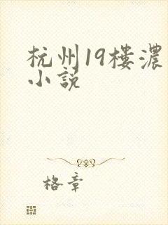 杭州19楼浓情小说