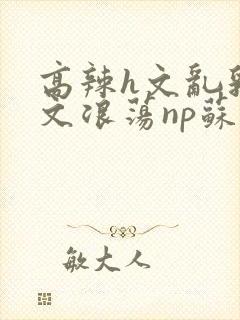 高辣h文乱乳h文浪荡np苏夏