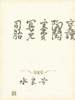 司冥寒陶宝六胞胎免费阅读笔趣阁