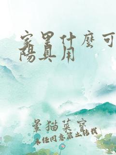 家里什么可以当阳具用