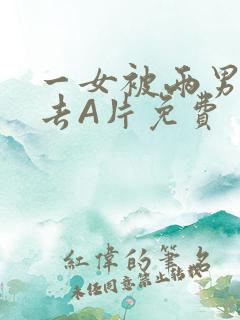 一女被两男桶进去A片免费