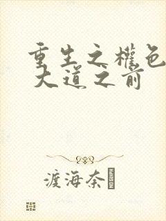 重生之权色巅峰 大道之前