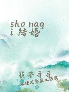 sho nagi 结婚