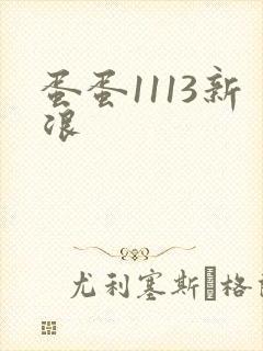 蛋蛋1113新浪
