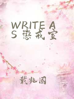 WRITE AS 惩戒室
