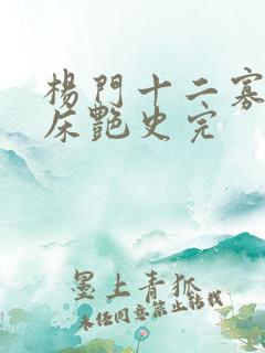 杨门十二寡妇肉床艳史完