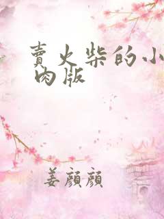 卖火柴的小男孩 肉版