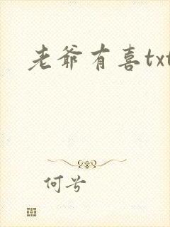 老爷有喜txt