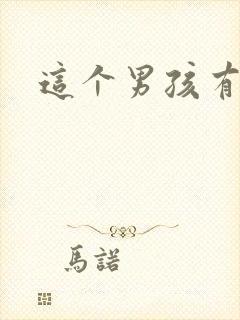 这个男孩有点野