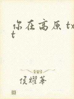 你在高原 txt