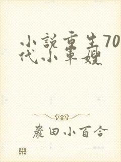 小说重生70年代小军嫂