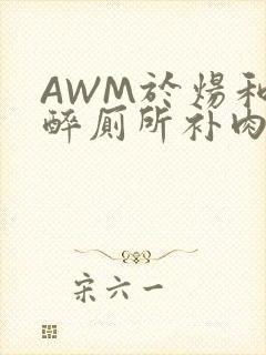 AWM于炀和祁醉厕所补肉