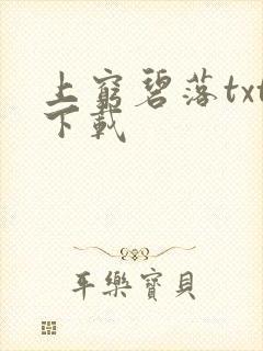 上穷碧落txt下载