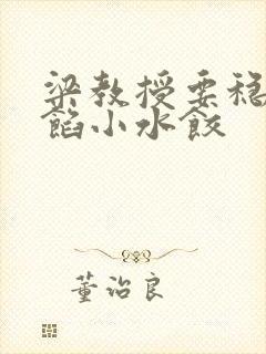 梁教授要稳住肉馅小水饺