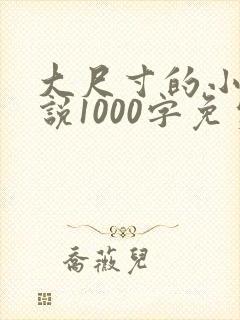 大尺寸的小黄说说1000字免费