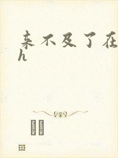 来不及了在车ch