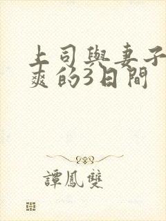 上司与妻子干到爽的3日间