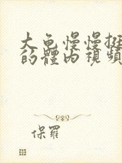 大龟慢慢挺进我的体内视频