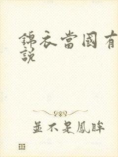 锦衣当国有声小说