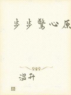 步步惊心原著