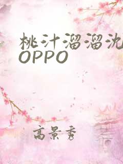 桃汁溜溜沈妙妙OPPO