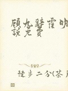 顾九辞霍明澈小说免费