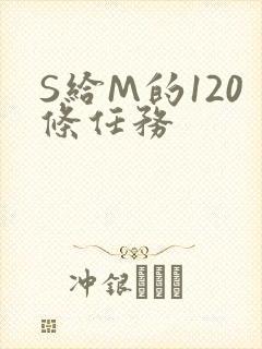 S给M的120条任务