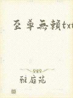 至尊无赖txt