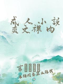 成 人 小 说爽文裸 肉